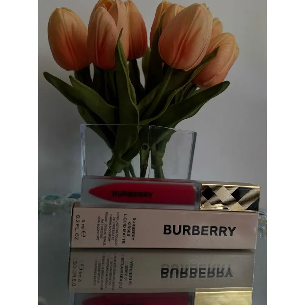 Burberry Kisses Liquid Matte Lipstick – Shade 106 “The Red” True Luxury Red